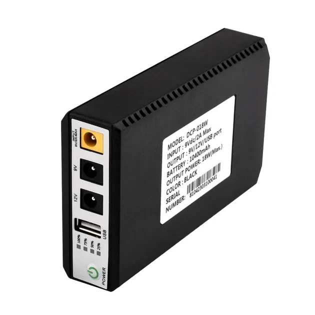 купити ДБЖ для роутера Без бренду DCP-018W 10400 mAh, 38,5 Вт·год