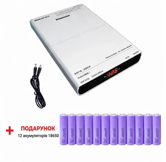 купити ДБЖ для роутера Без бренду DIY DC UPS на 12×18650